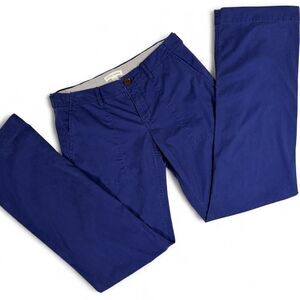 Banana Republic Navy Blue Stretch Chino Pants Women’s Size 4 Straight Leg